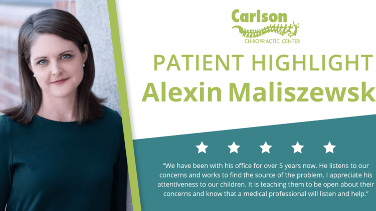Carlson Chiropractic Patient Highlight: Alexin Maliszewski
