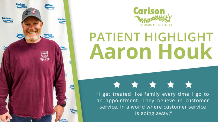 Carlson Chiropractic Patient Highlight: Aaron Houk